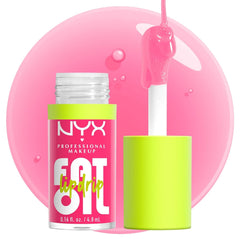 NYX PROFESSIONAL MAKEUP Fat Oil Lip Drip, Moisturizing, Shiny and Vegan Tinted Lip Gloss - Missed Call (Sheer Pink) - Showlu Well Nation Store