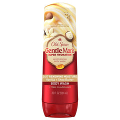 Old Spice Super Hydration GentleMan’s Body Wash, 24/7 Renewing Moisture, Gentle on Skin, Vanilla + Shea Scent, 20 fl oz - Showlu Well Nation Store