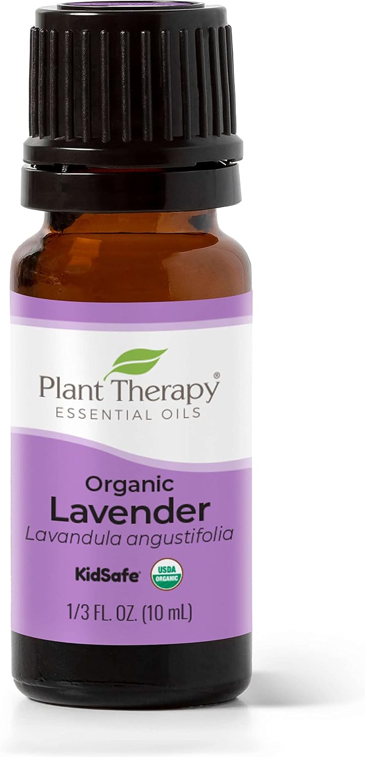 Plant Therapy Organic Lavender Essential Oil 100% Pure, USDA Certified Organic, Undiluted, Natural Aromatherapy, Therapeutic Grade 10 mL (1/3 oz) - Showlu Well Nation Store