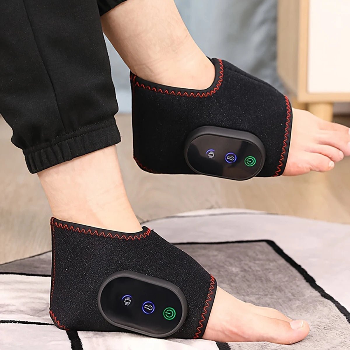 Rechargeable ankle massager, easy to operate, convenient to use, intelligent timing, vibration temperature sensing, giving gifts - Showlu Well Nation Store