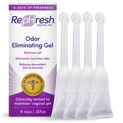 RepHresh Odor Eliminating Vaginal Gel, 4ct (0.07oz) - Showlu Wellness Nation Store