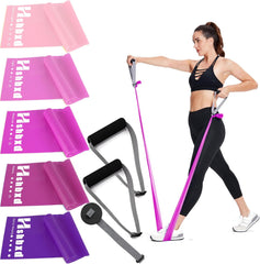 Resistance Bands for Working Out, Physical Therapy Bands, Latex Free Elastic and Exercise Bands Set for Stretching, Suitable for Rehab, Yoga, Pilates, Gym, Home Exercise - Showlu Well Nation Store