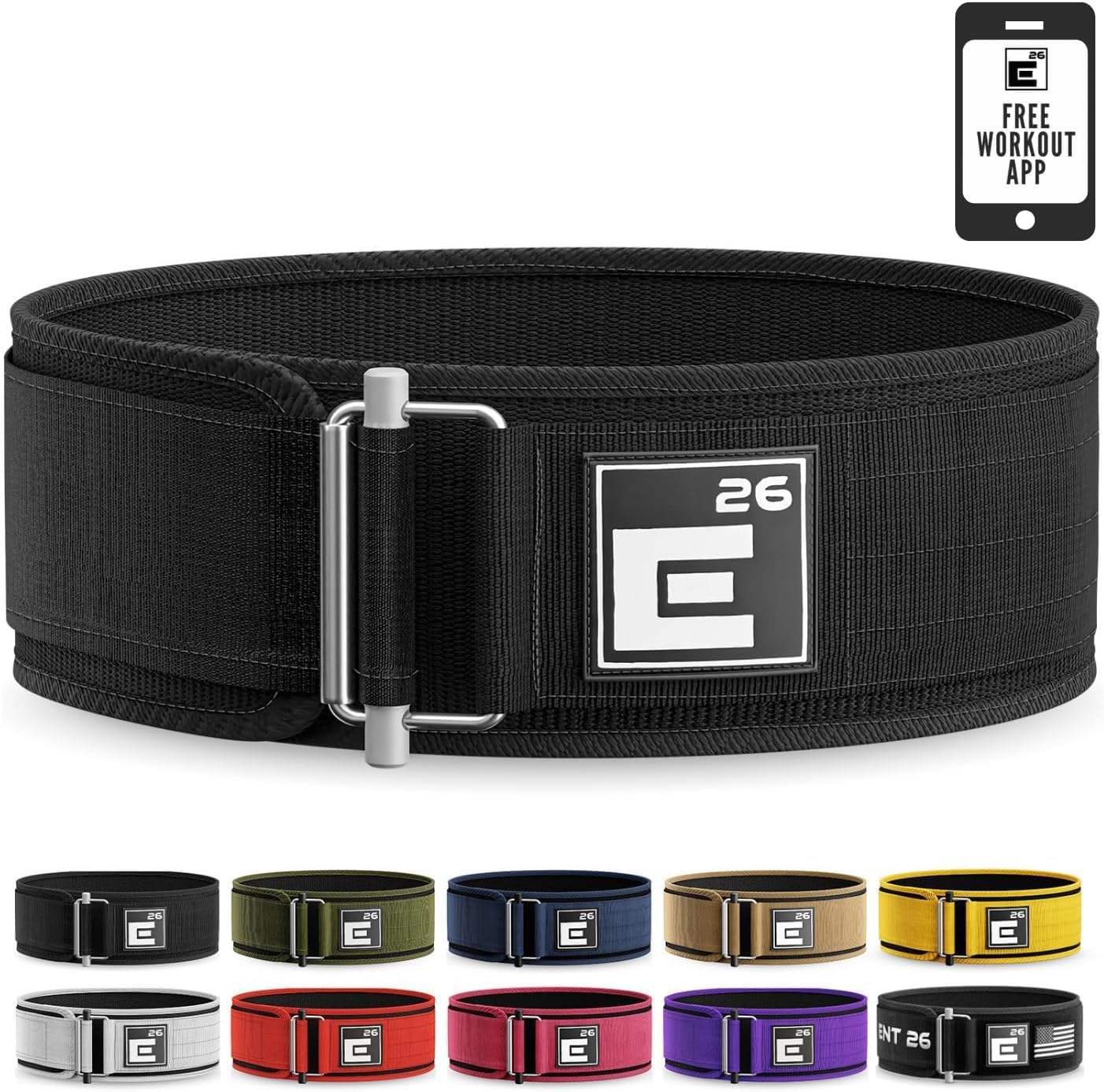 Self - Locking Weight Lifting Belt - Premium Weightlifting Belt for Serious Functional Fitness, Weight Lifting, and Olympic Lifting Athletes - Lifting Support for Men and Women - Deadlift Training Belt - Showlu Well Nation Store