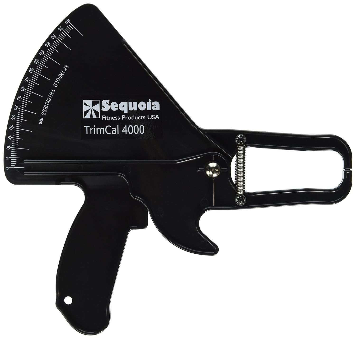 Sequoia Fitness TrimCal 4000 Body Fat Caliper (Black) [Health and Beauty] with Fat% Chart - Showlu Well Nation Store