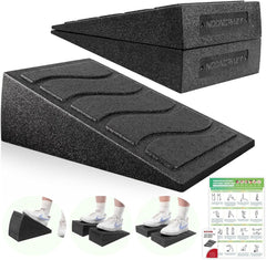 Slant Board for Calf Stretching, 5 Adjustable Angles Incline Board for Squat Wedge, 480 lbs Weight Capacity Calf Stretch Yoga Foam Wedge for Exercise, Squat, Ankle Mobility & Physical Therapy - Showlu Well Nation Store