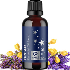 Sleep Essential Oil Blend for Diffuser - Dream Essential Oils for Diffusers Aromatherapy and Relaxation with Clary Sage Ylang - Ylang Roman Chamomile and Lavender Essential Oils for Sleep Time Support - Showlu Well Nation Store