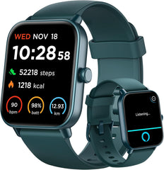 Smart Watch for Women Android iPhone, Alexa Built - in, 1.8" Smartwatch with Heart Rate/SpO2/Sleep Monitor, IP68 Waterproof Activity Fitness Tracker with Bluetooth Call, 100+ Sport Mode, DarkGreen - Showlu Well Nation Store