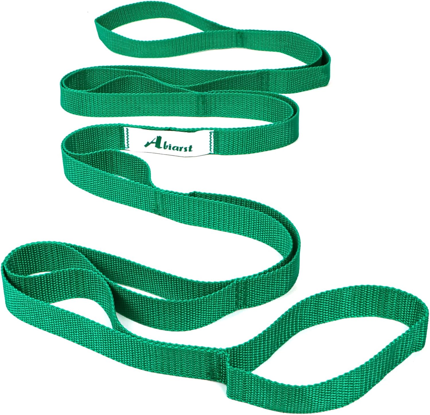 Stretching Strap Yoga Strap for Physical Therapy, 10 Loops Yoga Straps for Stretching, Non - Elastic Stretch Strap for Pilates, Flexibility, Exercise, Stretch Band for Women & Men - Showlu Well Nation Store