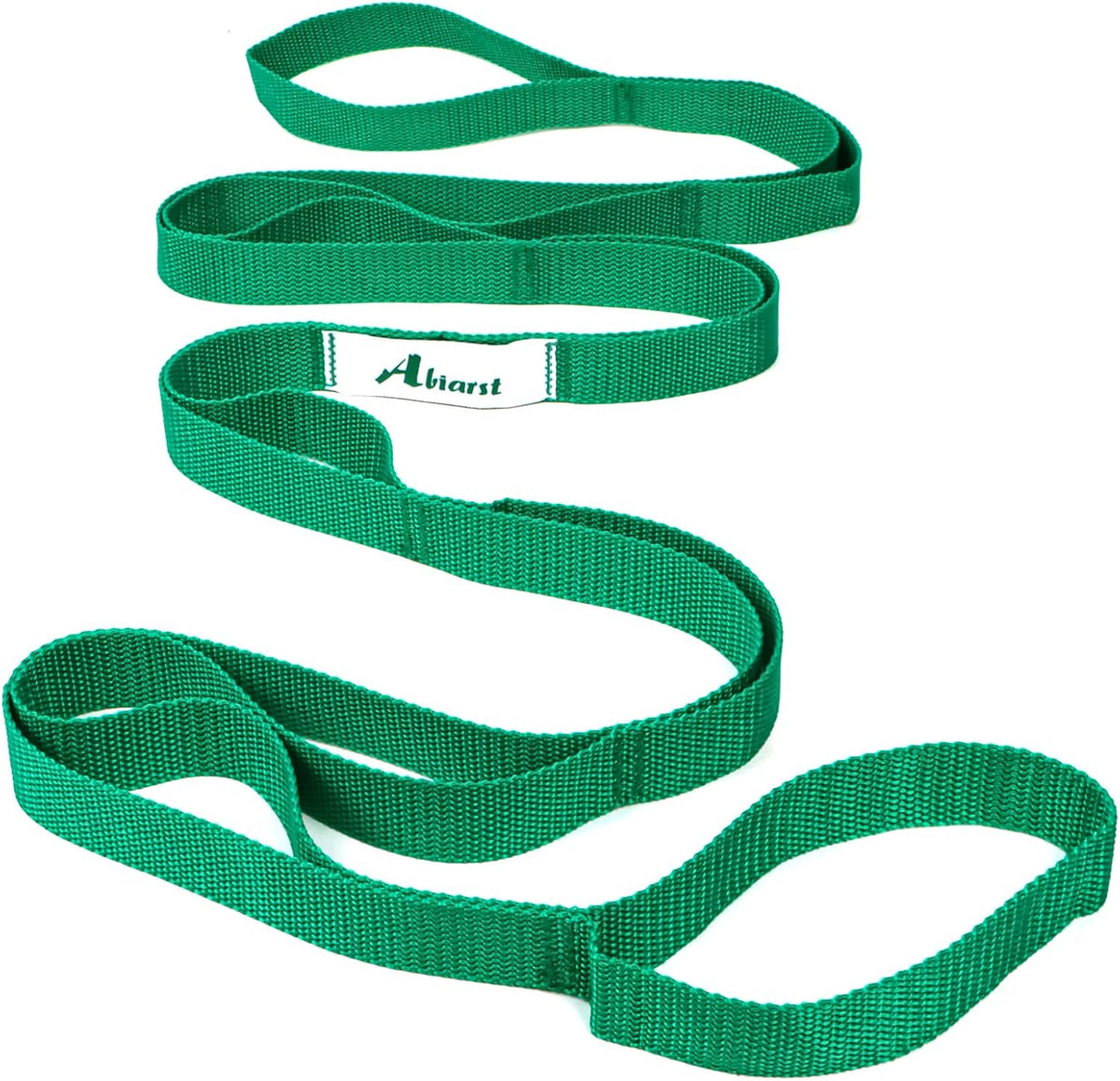 Stretching Strap Yoga Strap for Physical Therapy, 10 Loops Yoga Straps for Stretching, Non - Elastic Stretch Strap for Pilates, Flexibility, Exercise, Stretch Band for Women & Men - Showlu Well Nation Store