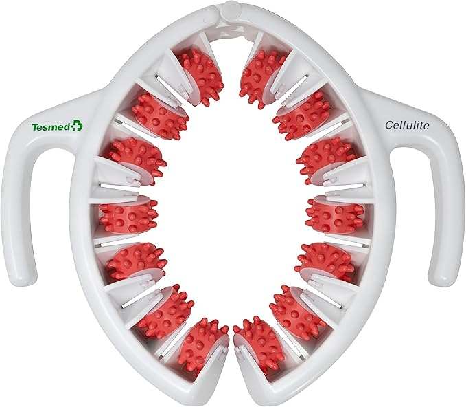 TESMED Cellulite Manual Massager : Made in Italy, Patented with Converging & Diverging Roller Technology. Anti Cellulite Roller for Thighs and Buttock - Showlu Well Nation Store