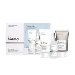 The Ordinary The Acne Set, 3 - Step Skin Regimen with Glucoside Foaming Cleanser, Salicylic Acid 2% Solution, and Natural Moisturizing Factors + Beta Glucan | Skin Care Set - Showlu Well Nation Store