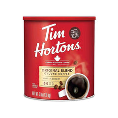 Tim Hortons Original Blend, Medium Roast Ground Coffee, Canada’s Favorite Coffee, Made with 100% Arabica Beans, 48 Ounce Canister - Showlu Well Nation Store