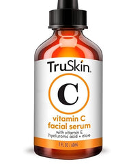 TruSkin Vitamin C Serum For Face – Anti Aging Face Serum with Vitamin C, Hyaluronic Acid, Vitamin E – Brightening Formula – Improve Appearance of Dark Spots, Tone, Fine Lines & Wrinkles, 2 Fl Oz - Showlu Well Nation Store