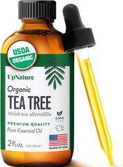 UpNature Organic Tea Tree Oil - 100% Pure Tea Tree Essential Oil for Skin, Toenail & Hair, 2oz - Showlu Well Nation Store