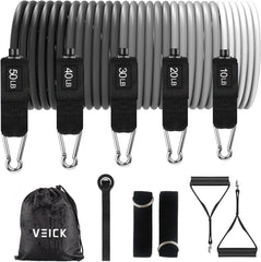 VEICK Resistance Bands, Exercise Bands, Workout Bands, Resistance Bands for Working Out with Handles for Men and Women, Exercising Bands for Fitness Weights Work Out at Home - Showlu Well Nation Store