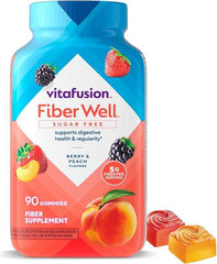 Vitafusion Fiber Well Gummy Vitamins, 90 Count (Packaging May Vary) - Showlu Well Nation Store