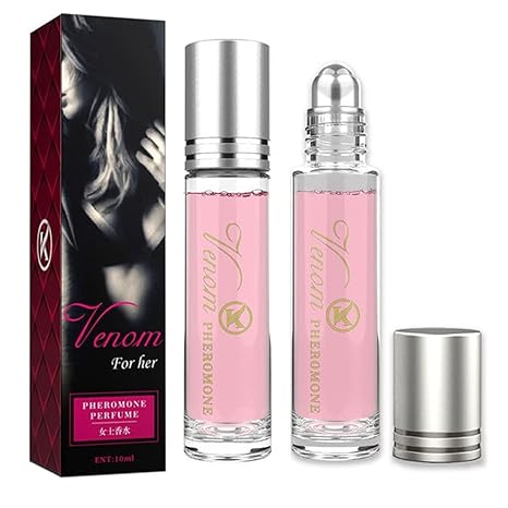 Women Pheromone Perfume - Long - lasting and Addictive Personal Roll - on Pheromone Perfume Oil Fragrance - Cologne for Women to Attract Men (Pack of 2) - Showlu Well Nation Store