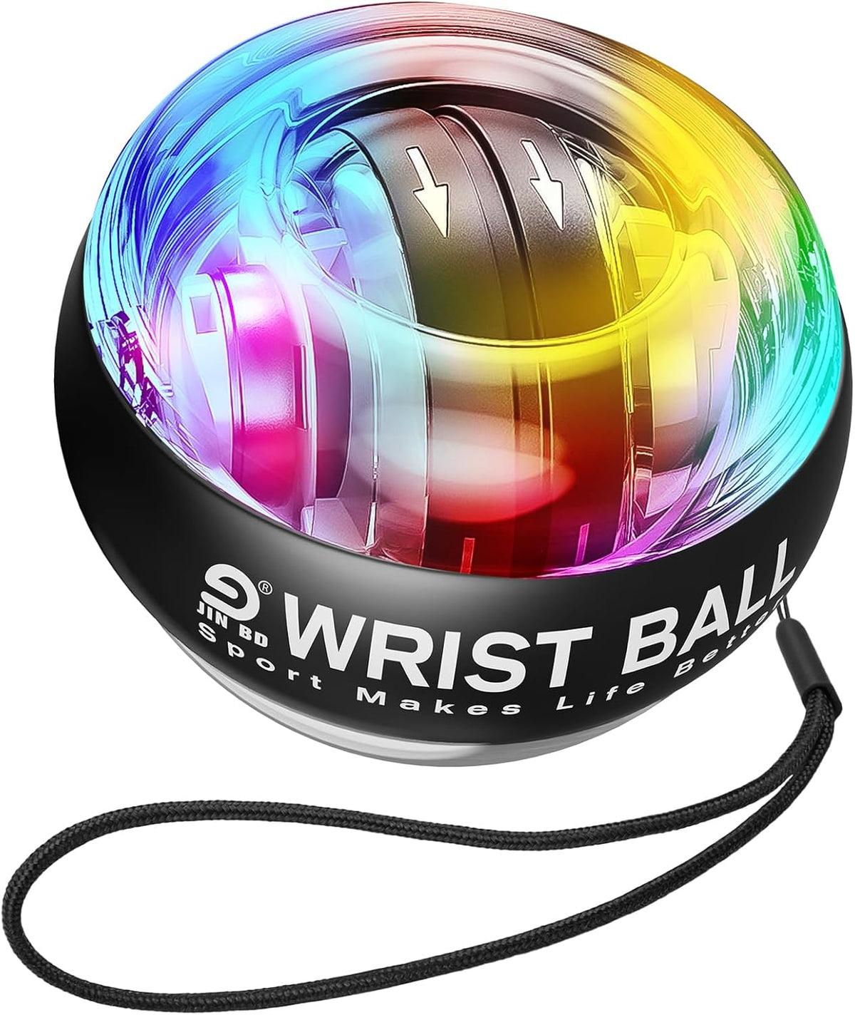 Wrist Trainer Ball Auto - Start Gyroscopic Forearm Exerciser Gyro Ball for Strengthen Arms, Fingers, Bones and Muscles - Showlu Well Nation Store